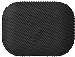 NATIVE UNION Curve Case für AirPods Pro – Schlanke, strukturierte Silikonhülle, Kompatibel mit AirPods Pro (Schwarz)