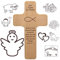 Taufkreuz mit individueller Gravur als Taufgeschenk für Jungen und Mädchen - personalisiert mit Name, Spruch, Motiv - Holz Kruzifix als Geschenk zur Taufe, Wasserweihe - Kreuz für Täufling