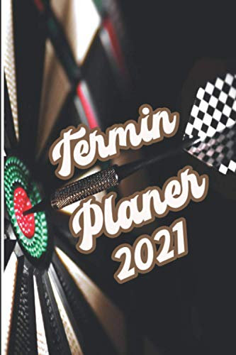 Terminplaner Darts 2021: Dart Kalender im Taschenbuchformat DIN A5