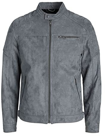 JACK & JONES Kunstlederjacke Herren,Hellgrün,S