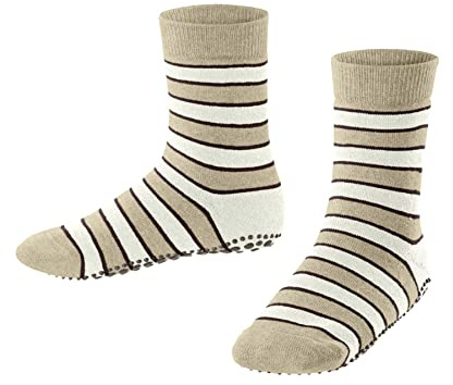 FALKE Simple Stripes Haussocken Rutschhemmend, Wärmende Wirkung Passform Baumwolle