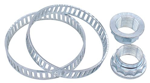 HouYeen 2 Satz Hintere ABS Ring und Antriebswelle Nabenmutter für B-MW 1 3 5 Z4 Serie E34 E36 E46 E81 E82 E85 E86 E87 E88 E90 E91 E92 F30 F31