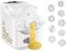 Máquina de pasta eléctrica totalmente automática, máquina de espagueti con 9 rejillas de pasta y 1 juego para hacer albóndigas, color blanco