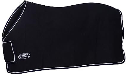 Weatherbeeta 2022 Wollschaudecke Mit Brusteinsatz Standard-Nackendecke 10115800 - Navy/Weiß - Rug Size - 6ft 9in