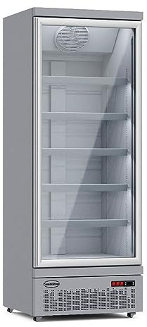 Armoire Réfrigérée Négative Grise avec Porte Vitrée 600 L - Combisteel