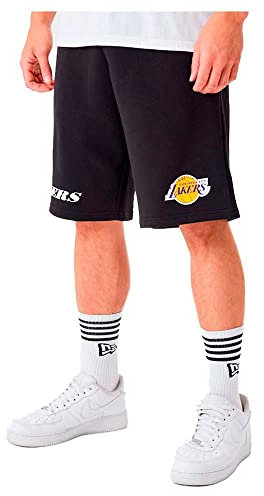 New Era Los Angeles Lakers Nba Wordmark Sweat Shorts L