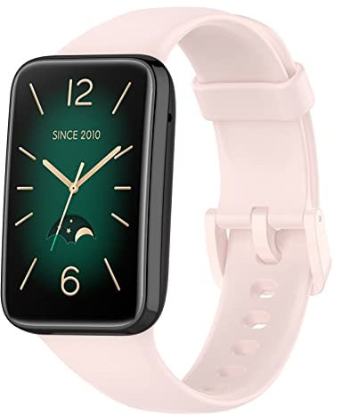 honecumi Cinturino Compatibile per Xiaomi Mi Band 7 Pro Donna Uomo Cinturino, Mi Band 7 Pro Morbido Silicone Classico Regolabile Sportivo Cinturino Accessori Colorato Braccialetti, Rosa