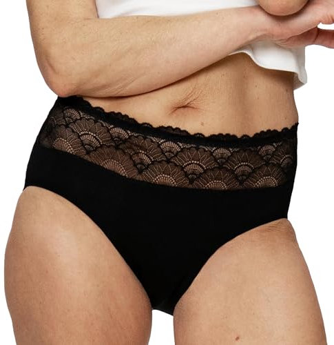femtis EMMA Inkontinenz Slip Damen waschbar | Ersetzt Windeln für Erwachsene & Wochenbett Binden | Wochenbett Unterwäsche für Frauen aus Bio-Baumwolle | Alternative zu Erwachsenen Windel | XL