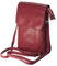 BAWAKO Damen Umhängetasche leder, Handytasche PU leder, Schicke schultertasche mit Reißverschluss Damen und Mädchen, tragbar kleine Handtasche (Rot)