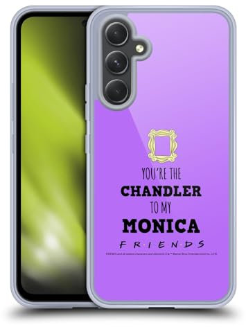 Head Case Designs Offizielle Friends TV Show BFF Zitate Gel Handyhülle Hülle [Militärischer Schutzgrad] Kompatibel mit Samsung Galaxy A54 5G