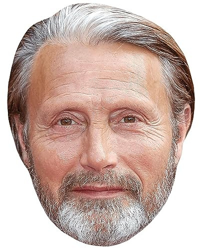 Mads Mikkelsen (Beard) Maske aus Karton