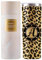 Onebttl Personalised Leopard Print Cup With Initial - Unique Gift for Women - Birthday, Christmas Ideas - 591ml Vacuum Tumbler With Lid and Straw - Glitter - A