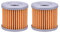 Filtro olio for Suzu-ki Scooter AN400 Burgman 400 2007-2017 2018-2020 2022 AN400Z AN 400 Z Burgman Executive ABS Winter Edition (Color : 2pcs)