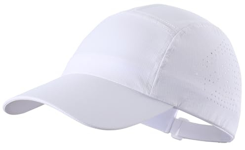Home Prefer Water Repellent UPF50+ Quick Dry Sun Hat Water Sports Baseball Caps for Mens Womens White