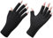 UV Gloves for Gel Nails,Anti UV Gloves,Summer Ice Silk UV Protective Nail Gloves,Summer Ice Silk Sunscreen Gloves,Women Sun UV Protection Gloves Ice Silk Sunblock Fingerless Gloves (Black)
