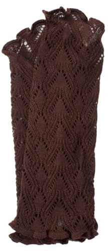 Invero, Merino Armstulpen Missy Uni, 100% Wolle (Hellbraun)