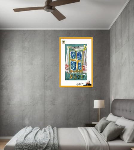 Abstrakt Wladimir Putin Wandbild. Signiert auf Leinwand. Im Keilrahmen. Unikat. Kunstwerk. Geschenkidee. Souvenir.
