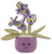 Apricot Lamb Pflanze Phalaenopsis Orchidee Blume Plüschtiere für Kinder, weiche niedliche Kuscheltier für Baby Mädchen und Jungen, Flauschige Phalaenopsis Orchidee Lila 28 cm