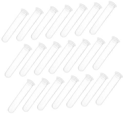 Gatuida 100pièces Tubes De Laboratoire Plastique Avec Couvercle Tubes à Centrifuger Pour Échantillons Et Stockage Laboratoire Idéaux Pour Chimie