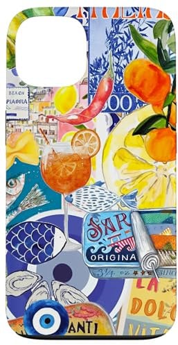 European Summer Collage Travel Beach Case for iPhone 13