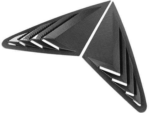 Les Volets Arrière, la Couverture d'air des Fenêtres Arrière Arrière (Style Fibre de Carbone)