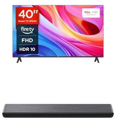 TCL 40SF540-40 Zoll FHD Smart Fernseher - HDR & HLG Soundbar S45HE, 2.0-Kanäle, Dolby Atmos All-in-One