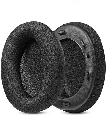 Replacement Ear Pads Compatible with Edifier W800BT Plus Headphones Ear Cushions, Replacement Ear Cushions, Black Mesh
