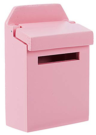 Remingtape 1/12 Briefkasten Puppenhaus Miniatur Fee Garten Rosa