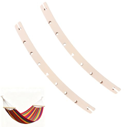 2pcs Detachable Hammock Stand Spreader Bars | Durable & Sturdy Wooden Hammock Replacement Parts Wood Stand Accessories for Outdoor Patio Garden Backyard Camping