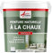 Peinture chaux, naturelle : peinture sans émanation, mineralis - 60 m² (2x5 kg en 1 couche) Wasabi Blanc Vieilli - ARCANE INDUSTRIES