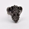 Gris Métal Zeus Dieu Visage Boutons de portes, bouton de placard, poignée de porte pour armoires, portes, tiroirs, meubles 4.27 cm de diamètre, vis à bouton 2.27 cm