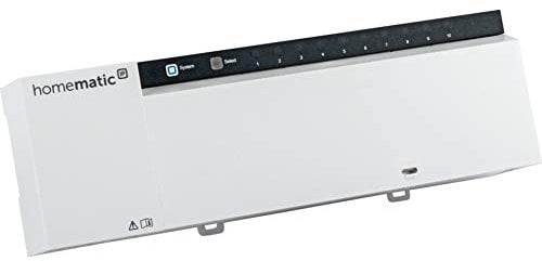 Homematic IP Wired Smart Home Fußbodenheizungscontroller HmIPW-FAL24-C10 – 10-Fach, 24 V