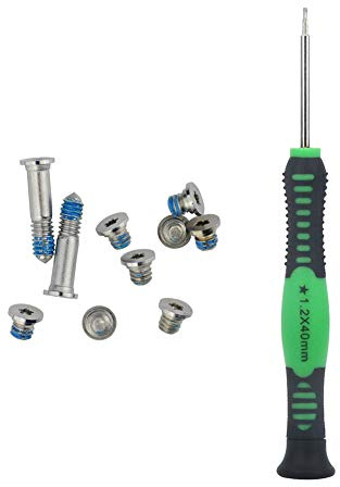 Juego de tornillos de repuesto con destornillador Pentalobe P5 para MacBook Air 11 A1370 A1465 13 A1369 A1466