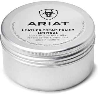 ARIAT Leather Cream Polish 100ml - Neutral - Unisex - Conditioning properties - Do not use on suede, nubuck or rubber