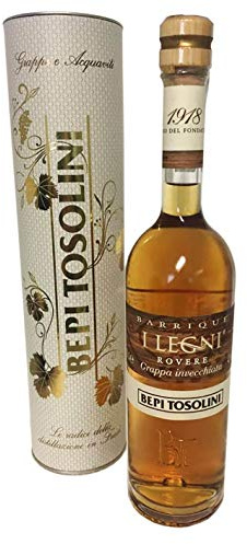 GRAPPA BEPI TOSOLINI DIE HOLZ-BARRIQUE-EICHE CL.50 MIT KOFFER