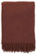 Klippan Gotland Wolldecke 130x200 cm Uni rotbraun