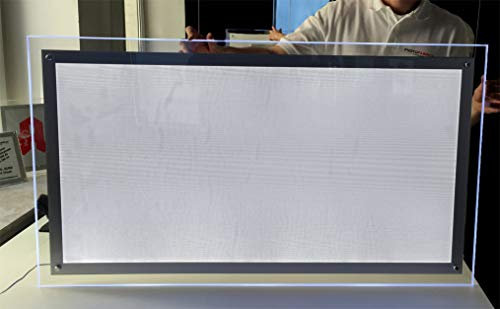 LED Plakatrahmen | LED beleuchtet, Leuchtrahmen Acrylrahmen, entspiegelte Schutzscheibe | Posterrahmen | weitere Rahmen von A4 – Bis A0 und Panorama finden Sie unter led-leuchtdisplay.com (Panorama)