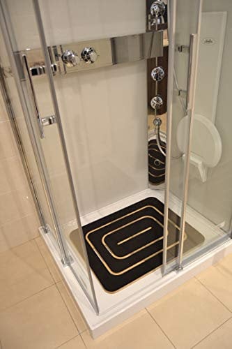 Castelmerlino Caillebotis de douche contreplaqué marine Supergrip antidérapant 54x68 cm pour vaisselle 70x90 cm