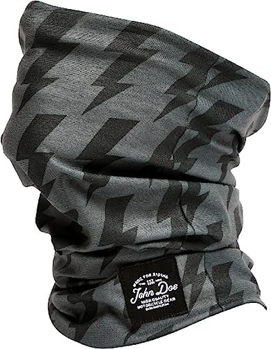John Doe Black Grey Flash Multifunktionstuch (Black/Grey)