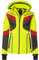 Rock Creek Damen Softshell Jacke Windbreaker Regenjacke Übergangsjacke Softshelljacke Damenjacke Regenmantel Outdoorjacke Kapuze D-465 Neongelb XS