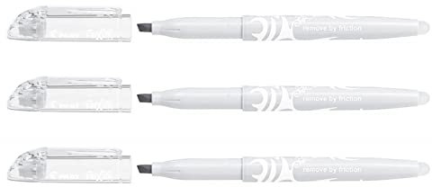 PILOT Frixion Light Natural Textmarker, Keilspitze, Grau, 3 Stück