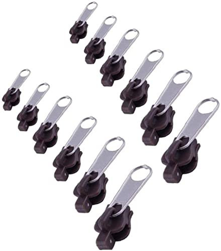 U-K Kit di riparazione universale con cerniera Instant Fix per vestiti, 12 pezzi, chiusura lampo, utile e pratico