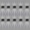 ZMH 10 Stück LED Wandleuchte außen Wandlampe innen - 10W Außenlampe Außenwandleuchte schwarz IP65 Wasserdicht Modern Up Down Design Wandbeleuchtung 6000K Wandstrahler für Flur Garten Bad Keller