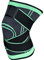 GUYIRT Circa Knee Kniebandage, 2 Stück, Tmungsaktiv Unisex Knieorthese mit Verstellbaren Riemen, für Outdoor Sportarten oder Kraftübungen-grün-XL