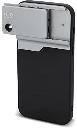 Lente per Microscopio 400x, Accessori per Fotocamera per Microscopio Digitale Portatile per Smartphone, Lente per Microscopio HD Piccola Mini Lente per Microscopio per Telefono,