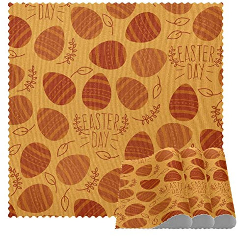 Tovagliette quadrate per tavolo da pranzo Set piatto Happy Easter Egg