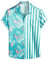 VATPAVE Herren Flamingo Hawaii Hemd Männer Freizeit Kurzarmhemd Sommer Strandhemd Regular Fit 3X-Large Ahorn Flamingo