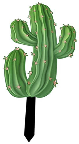 PRETYZOOM Cactus Gartenstecker Für Außenbereich Langlebiger Und Realistischer Kaktus- Für Garten Und Gartenkunst Und Pflanzenverzierung