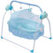 Fermoirper Elektrische Babybett,Automatik Babyschaukel 5 Gänge Einstellbar mit Spielzeugen & Zeitschaltfunktion 8-60 min (Ohne Batterie) bis 18kg Neugeborene (Luxus Rosa)