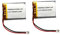 RAEWSTCO 3.7V 1300mAh 103040 Batteria al litio polimerica ricaricabileper DIY Sostituzione della batteria da 3,7-5 V per prodotti elettronici,Alimentatore mobile ad accumulo di energia